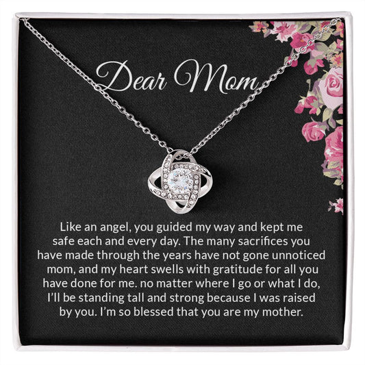 Dear Mom| You Guided Me - Love Knot Necklace